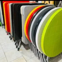 میز گرد تاشو پایه فلزی کد 360|میز و صندلی غذاخوری|شیراز, محراب|دیوار
