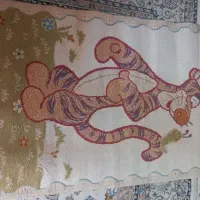 فرش طرح برجسته کودک یک در یک و نیم|فرش|قائم‌شهر, |دیوار