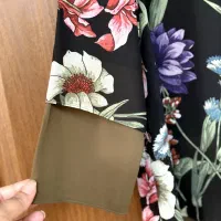 شومیز حریر کرپ کاملا نو فیری سایز