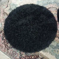 دو عدد فرش مشکی شگی