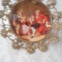 دیوار کوب برنز زن ومرد