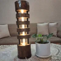 چراغ خواب چوبی دفرمه