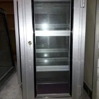 فروش ویترین الومینیوم باشیشه وچرخ کامل