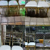 اجاره میزوصندلی تاشومخمل وشیواری آبکاریpvd