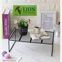 ارگانایزر نظم دهنده راف توری ضخیم یک طبقه مشکی|کتابخانه، شلف، قفسههای دیواری|تهران, نصرت|دیوار