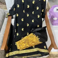 شلوار و لباس بندری گلابتون دوزی