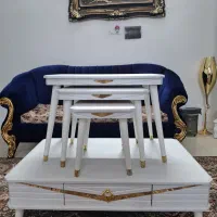 مبل هفت نفره همراه میز عسلی|مبلمان خانگی و میز عسلی|اقبالیه, |دیوار