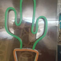تابلو نئون طرح کاکتوس|ریسه و چراغ تزئینی|نجف‌آباد, ویلاشهر|دیوار
