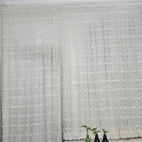 پرده خامه دوزی شده زیبا وطرحدار|پرده، رانر، رومیزی|قم, شهرک سازمان آب|دیوار