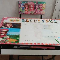 میز صندلی تحریر کودک دخترونه