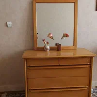 سرویس خواب دو نفره چوبی . کاملا سالم