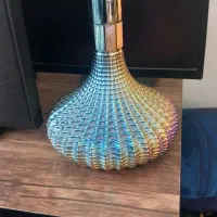 شیشه قلیان ،سه لایه تراش خورده ،شیک و  نو