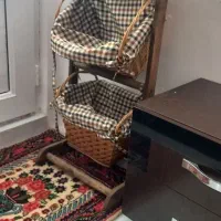 سبد حصیری سیب وپیاز