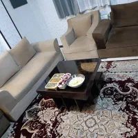 مبل راحتی 8 نفره سالم|مبلمان خانگی و میز عسلی|شاهین‌شهر, مسکن مهر|دیوار