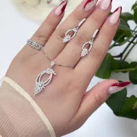 کادو تولد ایده آل نیم ست نقره نفیس نقره رضازاده391|بدلیجات|تبریز, |دیوار