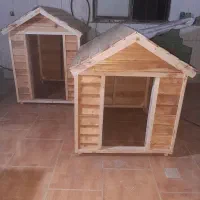 خونه سگ چوبی