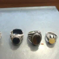 انگشتر نقره|جواهرات|مبارکه, |دیوار