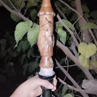 قلیان طرح اسب با اب نی