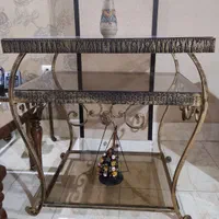 مبلمان فلزی برنز بوفه ویترین میز TV عسلی فرفورژه|مبلمان خانگی و میز عسلی|کرج, گوهردشت|دیوار