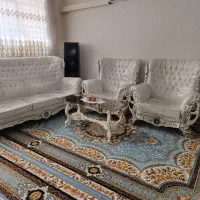 مبل هفت نفره در حد نو مناسب جهیزیه