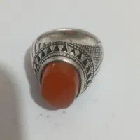 انگشتر عقیق نقره