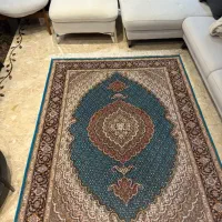 فرش دستبافت تبریز رنگ فیروزه ای|فرش|تهران, زعفرانیه|دیوار