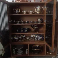 چینی دکوری سورمه ای (چینی ها طرح لیلی مجنون).