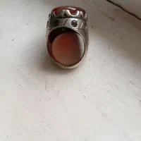 فروش فوری انگشتر عقیق و فیروزه  اصل