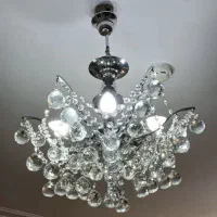 لوستر ۶ شاخه کریستال اتریشی ۲عدد