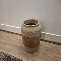 گلدان سفالی طرح پتینه