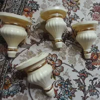 پایه میز رنگ کرمی