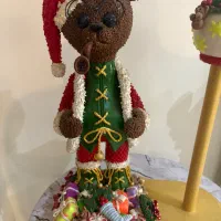 جای دستمال تدی کریسمسی|صنایع دستی و سایر لوازم تزئینی|تهران, جوانمردان (اندیشه)|دیوار