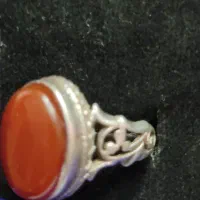 انگشتر مردانه نقره با نگین عقیق