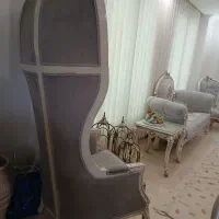 مبل یا  صندلی سلطنتی استیل چوبی