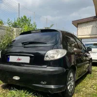 ۲۰۶تیپ۲مشکی استثنایی|خودرو سواری و وانت|ساری, |دیوار