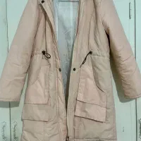 کاپشن زنانه دخترانه سالم در حد نو