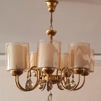 یک جفت لوستر ۷ شاخه یک جفت دیوار کوب|لوستر و چراغ آویز|مشهد, آزادشهر|دیوار