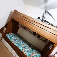 تخت خواب تختخواب دوطبقه دو طبقه|تخت و سرویس خواب|کرج, برغان|دیوار