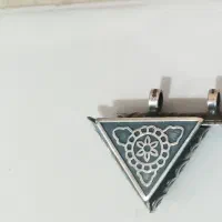 گردنبند نقره قدیمی جا حرز و دعا