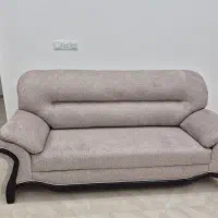 مبل چوب گردو و میز عسلی ۷ نفره