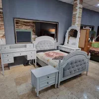 سرویس خواب تخت کمدمیزتحریرمیزآرایش سیسمونی|تخت و سرویس خواب|همدان, |دیوار