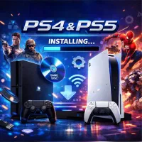 نصب بازی‌های PS5 & PS4