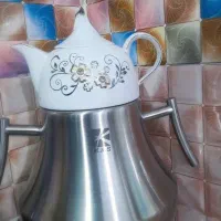 کتری کفه چدن وسطل برنج وسطل زباله اورانس