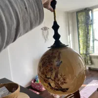 لوستر تکشاخه با حباب بسیار تمیز|لوستر و چراغ آویز|کرج, شهرک جهاننما|دیوار