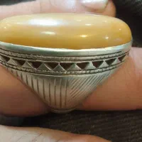 انگشتر عقیق و فیروزه