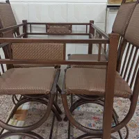 میز صندلی فلزی