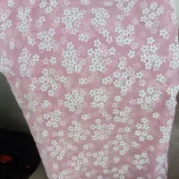 دومتر پارچه حریر گل دار