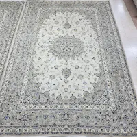 فرش جفت 9 متری کاشان کرم طوسی دستبافت|فرش|تهران, ونک|دیوار