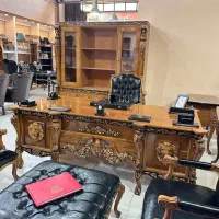 مبلمان اداری میزکلاسیک مدیران میزکارچوبی مبل کاری)