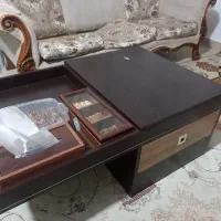 میز کشو دار به همراه ۲ عدد عسلی